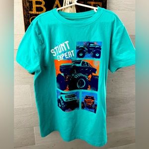 Carter's Blue Monster Truck Short Sleeve Tee